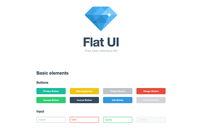 Flat UI for Bootstrap