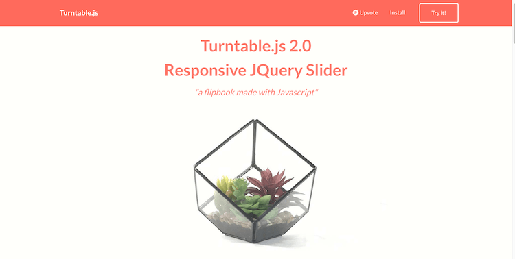 Turntable.js - Responsive jQuery Slider