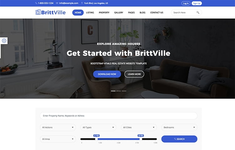 BrittVille - Classified Ads Templates