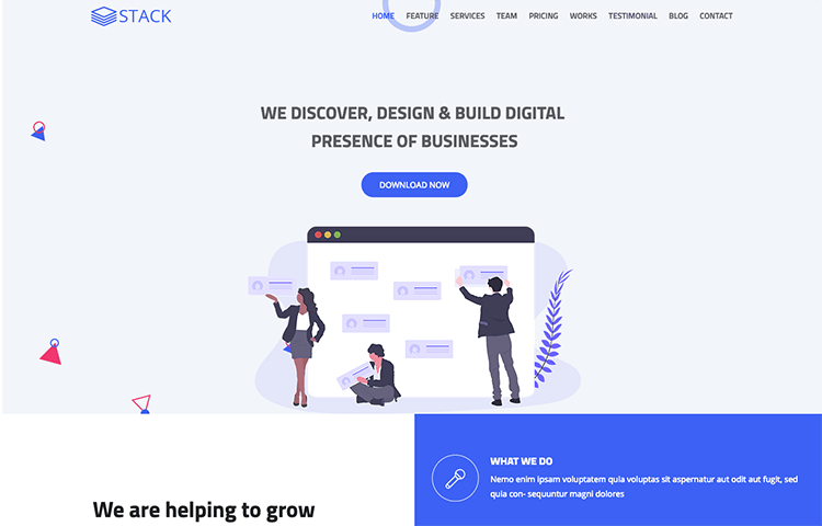 Stack - Free Bootstrap Template