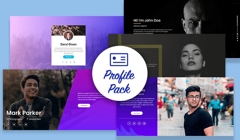Profile Pack
