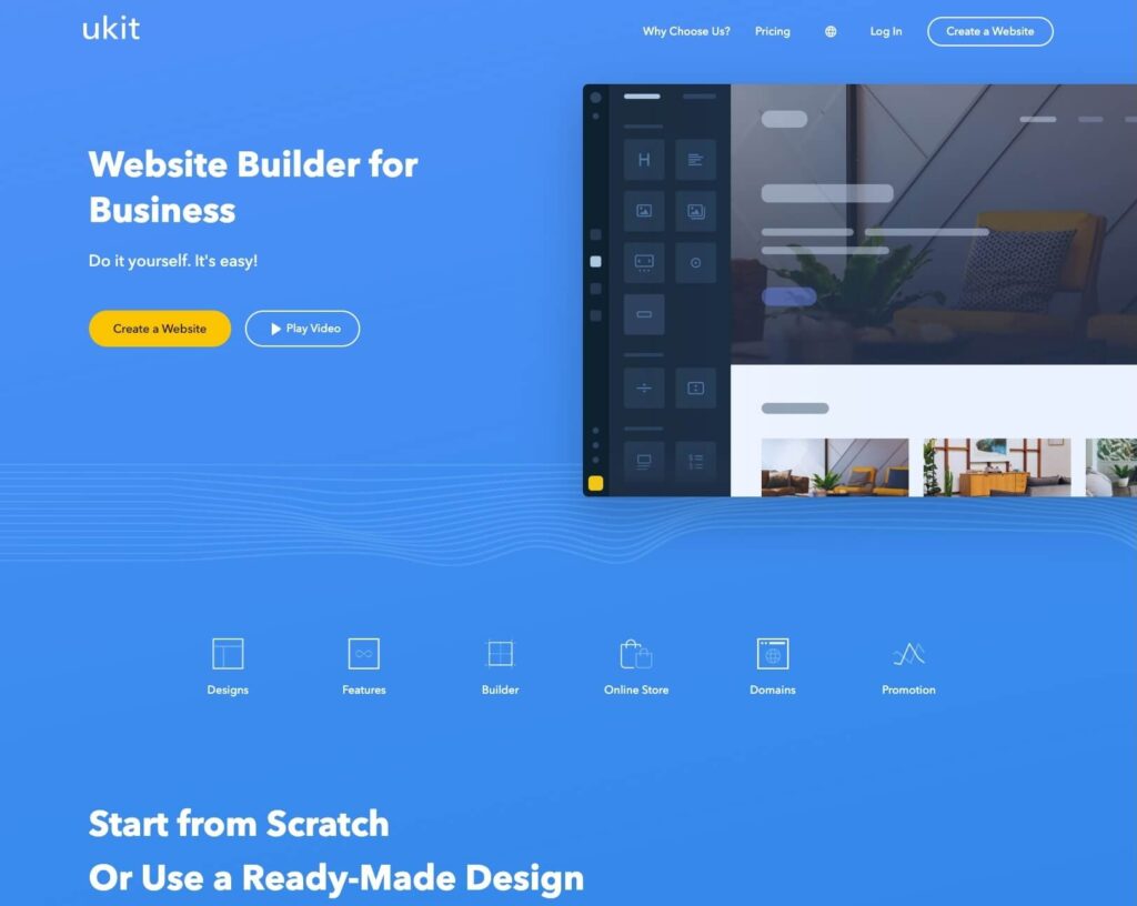 uKit - Best Website Builders for Business