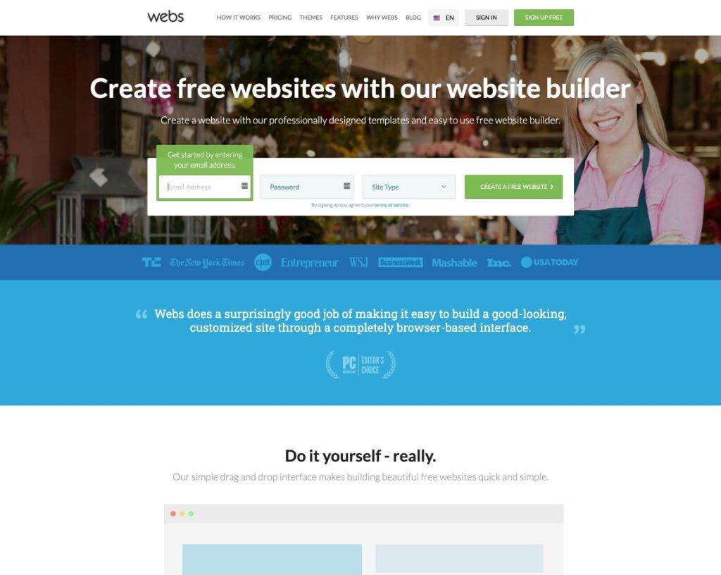 Webs - Free Website Builder