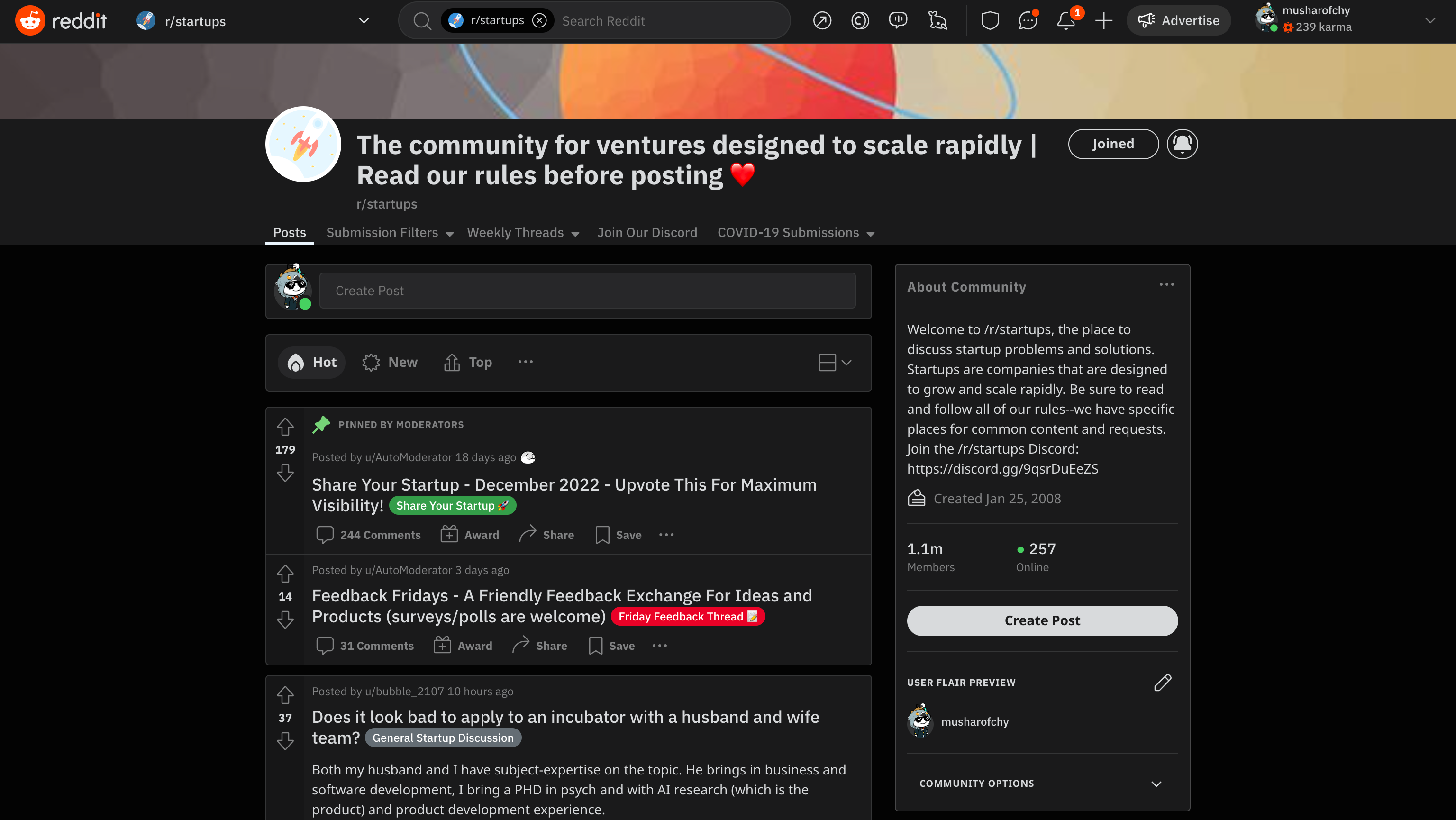 Reddit - Forum based Product Hunt Alternative