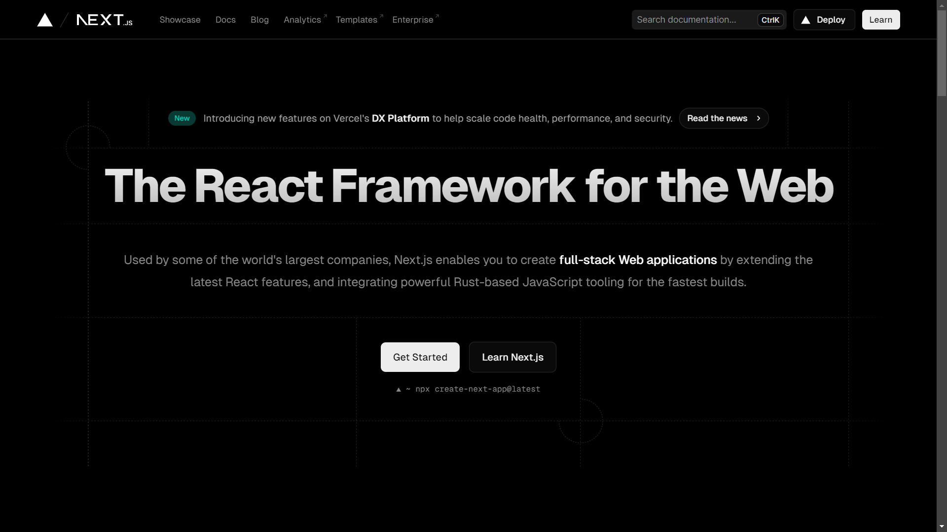 Nextjs - React Framework 