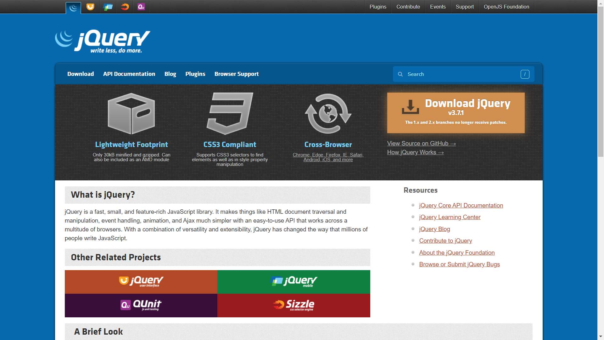 jQuery - JavaScript Tiny Library
